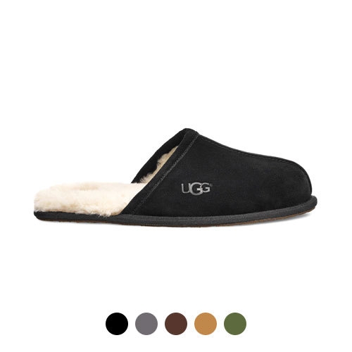 UGG 어그 스커프 스웨이드 양털 남성 슬리퍼_이미지