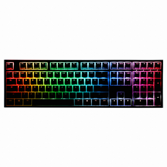 Ducky ONE 2 RGB SEAMLESS PBT 이중사출 한글 (갈축)_이미지