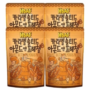 카라멜 솔티드 아몬드 앤 프레첼 120g 4개