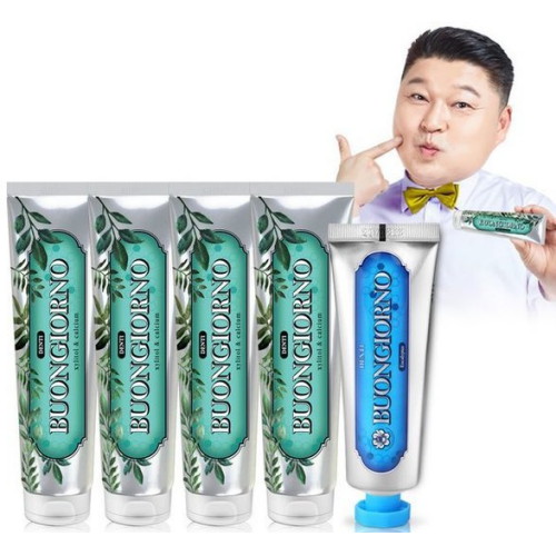 덴티본조르노 구취케어 치약 170g x 4개 + 치석케어 치약 100g (1세트)_이미지
