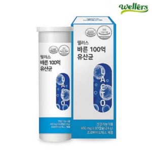 바른 100억 유산균 400mg 60캡슐 장건강 프로바이오틱스 식물성캡슐