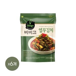CJ제일제당 비비고 열무김치 400g (6개)