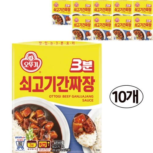 오뚜기 3분 쇠고기 간짜장 200g (10개)