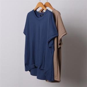 강물처럼 빅사이즈사랑해요 I850L207 앞주름절개언발반팔티 SR 8784042