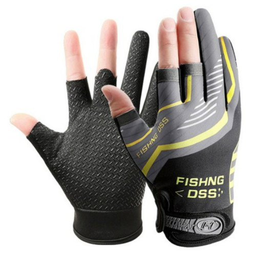 오르다컴퍼니 실버캐스트 3컷 낚시장갑 양손착용 1세트 그레이
