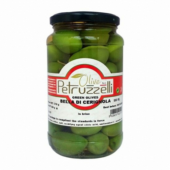 페트루젤리 그린 체리뇰라 올리브 560g (1개)_이미지