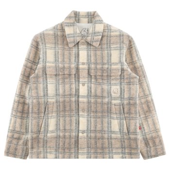  노르디스크 유로 WOOL 체크 패딩 셔츠 OMW25404E2