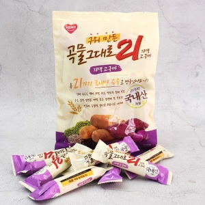 곡물그대로21 크리스피롤 오리지널 2개 + 자색고구마 2개
