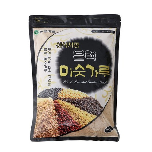 농부마을 선식처럼 블랙 미숫가루 900g이미지입니다. 누르면 해당 게시물로 새창이동합니다.