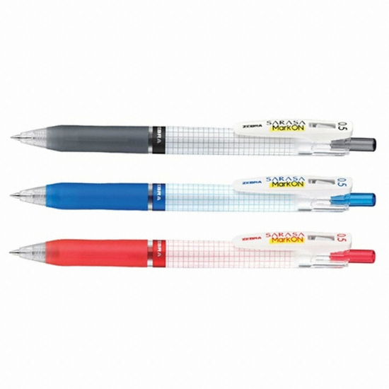 제브라 사라사 마크온 JJS77 볼펜 0.5mm [12개]