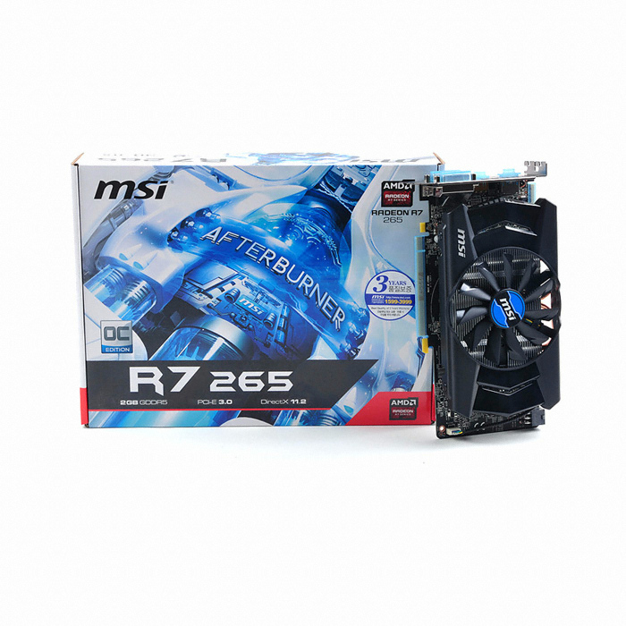 MSI 라데온 R7 265 OC 블랙 아머 D5 2GB_이미지