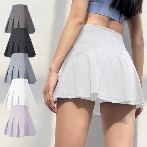 여자 쁘띠 속바지 운동 아코디언 뒷포켓 스커트 S33336745