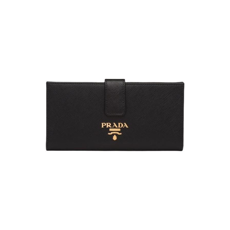 프라다 라지 사피아노 레더 월렛 블랙 1MV025-QWA-F0002_이미지