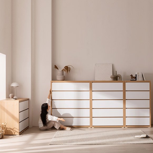 삼익가구 보스 5단 광폭 초대형 서랍장 1200_이미지