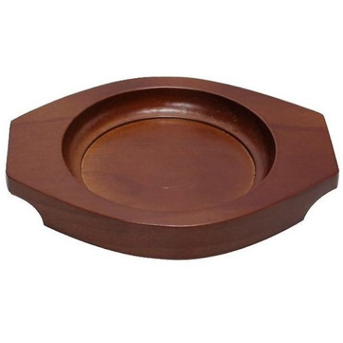 [불명] 뚝배기 고급 목받침 (16.6cm)_이미지