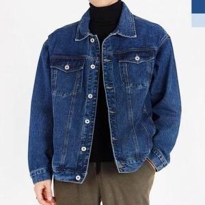 데일리룩 W8C7183 베이직 탄탄한핏 남성 청자켓 캐주얼청자켓 센스있는 20대 데님자켓 데이트룩 데일리스 복수할인