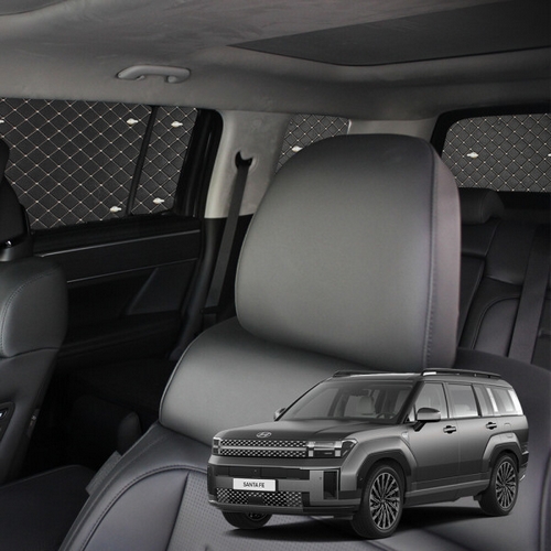 지엠지모터스  차량용 햇빛가리개 암막커튼 현대 디 올 뉴 싼타페 MX5 전용