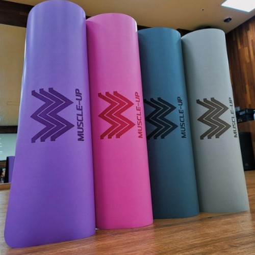 근성장월드 PU 천연고무 요가매트