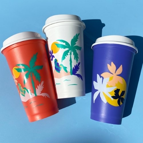 리유저블 텀블러 핫컵 473ml 6세트 썸머에디션