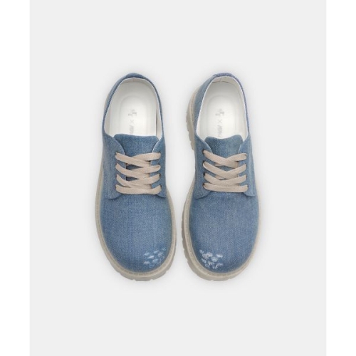 구두 미누의코디 x BOLD TOE DERBY DENIM 스카이 BLUE 213087 44 275-280
