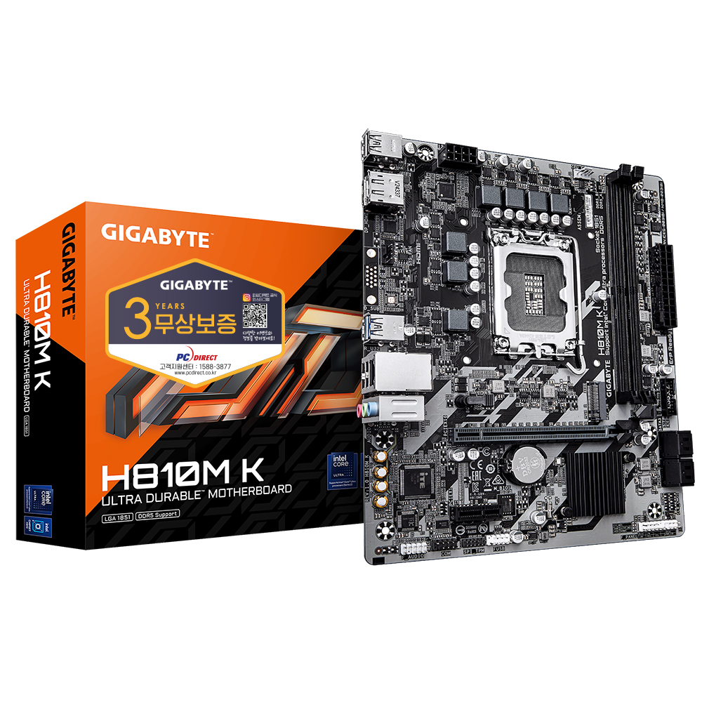 GIGABYTE H810M K 피씨디렉트이미지입니다. 누르면 해당 게시물로 새창이동합니다.