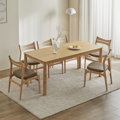 헤르짐머 소나 다이닝 원목 식탁 1800 (의자별도)_이미지