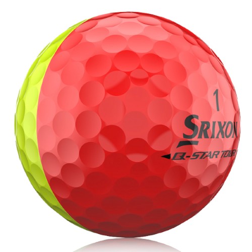던롭 스릭슨 Q-STAR 투어 6 디바이드 옐로우+레드 (컬러공, 12개)_이미지
