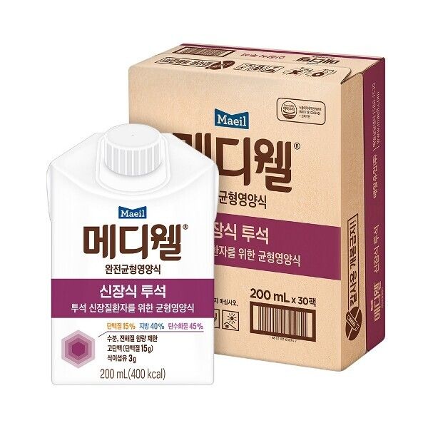 엠디웰 메디웰 신장식 200ml 투석 (60개)_이미지