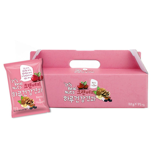 잇츠리얼넛츠 하루건강 견과 크랜베리요거트 20g 25개입 선물세트 (3개)_이미지