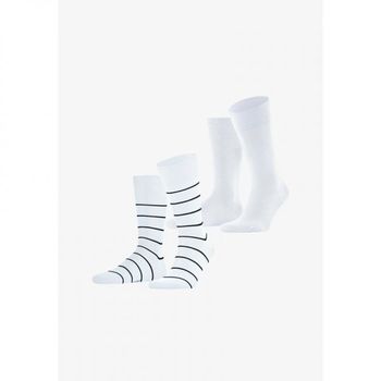 에스프리 트 모던 스트라이프 2팩 양말 흰색 7464302