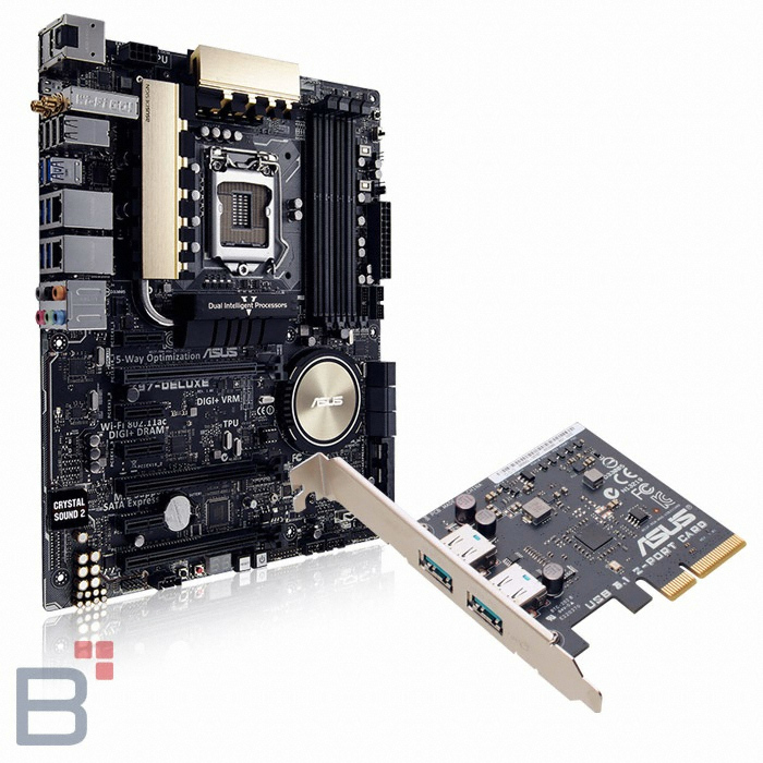 ASUS Z97-DELUXE + USB3.1 CARD STCOM_이미지