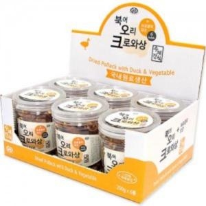  펫앤에이치 아침애 크로와상 북어&오리고기 200g [6개]