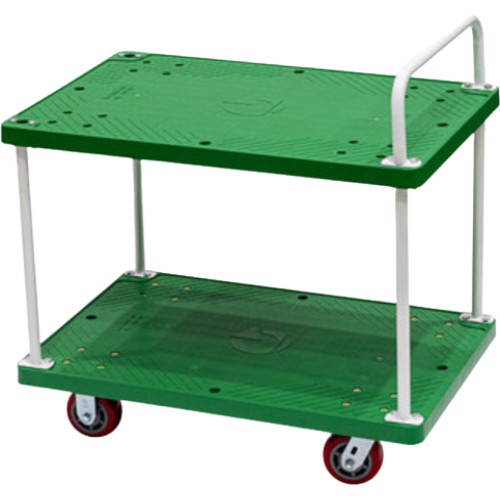 고하중 2단 카트 빨강바퀴 대형_이미지