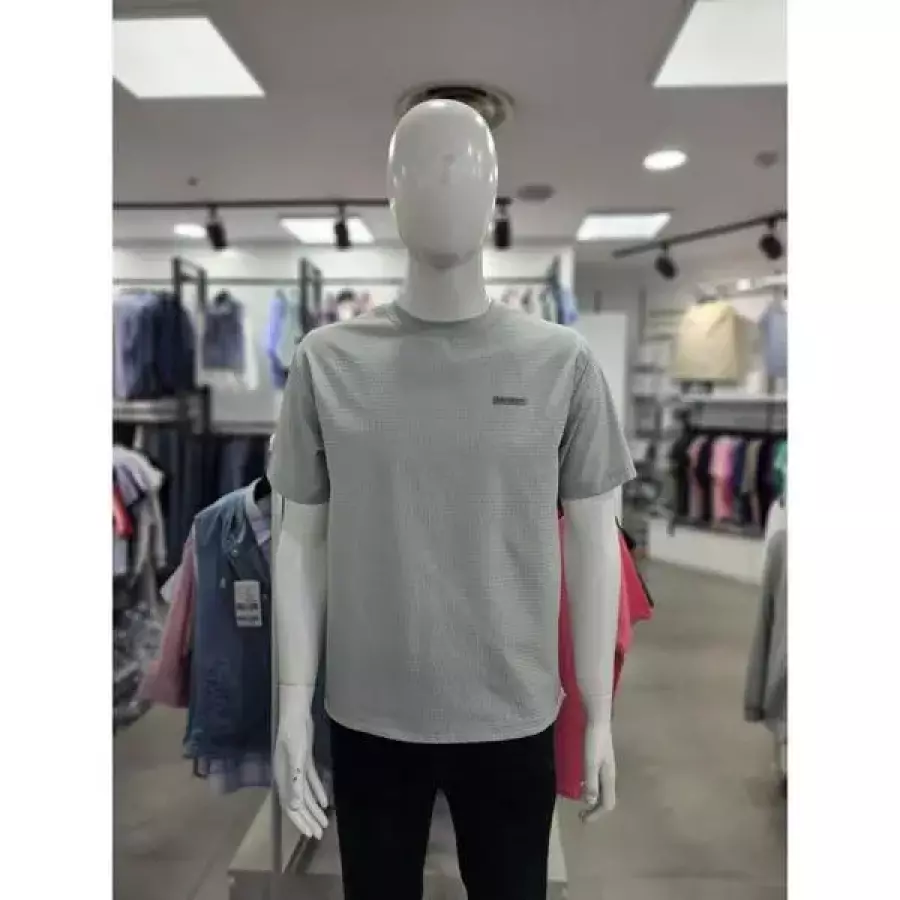 세이브존06 여름 남성 반팔 오버핏 시어서커 백레터링 티셔츠 CTM328 S49791918