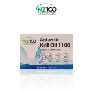 NZ100 KRILL OIL 뉴질랜드 크릴오일 1100mg 60정 2팩