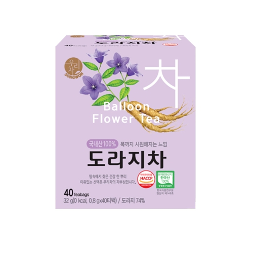 송원식품 우리차 도라지차 40개입이미지입니다. 누르면 해당 게시물로 새창이동합니다.