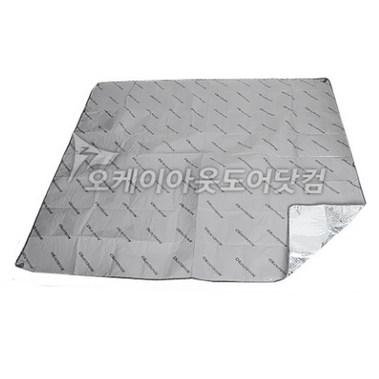 오케이아웃도어(OKOUTDOOR) 이중 은박 로고매트 (180 x 200)_이미지