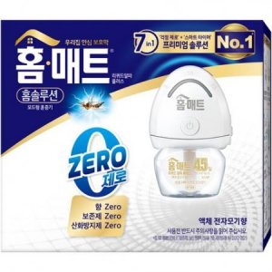 홈매트 리퀴드 알파 플러스 액체 모기향 히터 + 리필 무향 세트 1세트