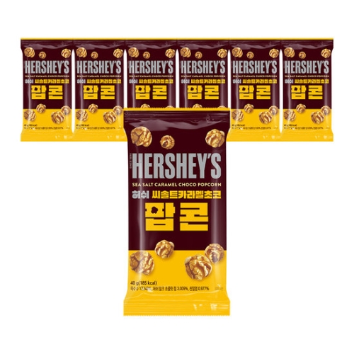 허쉬 씨솔트 카라멜 초코 팝콘 40g [7개]