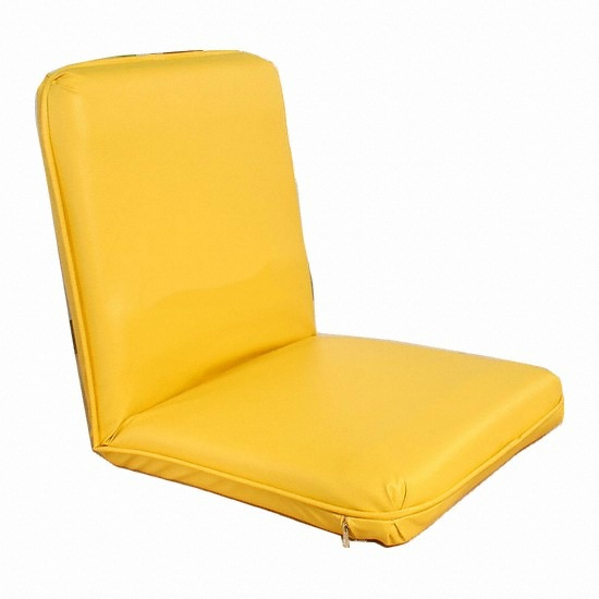 포스아트 쿠션 클로버 가죽 좌식소파 1인용