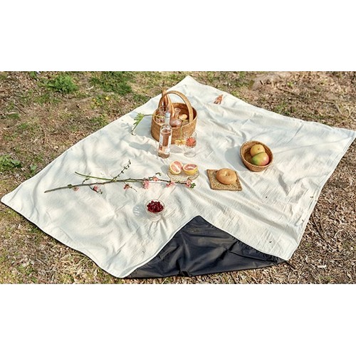 캠핑문 야외 아웃도어 피크닉 방수 방습 캔버스 매트 돗자리 (144x177)