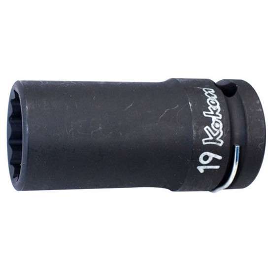 코켄 1/2인치 12각 세미 롱 임팩소켓 19mm 14306X_이미지