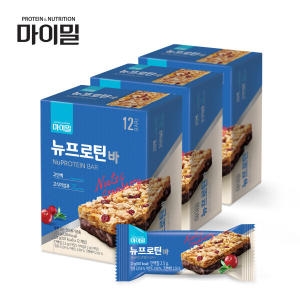 대상웰라이프 마이밀 뉴프로틴 바 252g (21gx12개) (3개)