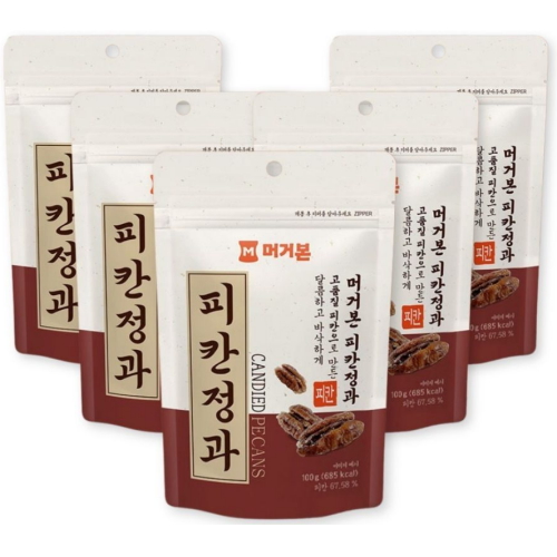 머거본 피칸정과 100g (5개)
