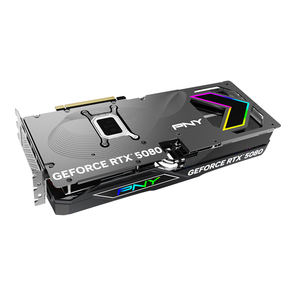 PNY ������ RTX 5080 EPIC-X RGB OC D7 16GB Triple Fan ���̾���