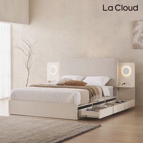 바디프랜드 라클라우드 퀸시 호텔 수납형 침대 Q/K (매트별도)