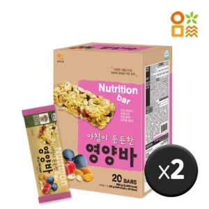 엄마사랑 아침이 든든한 영양바 2박스 25g 40개