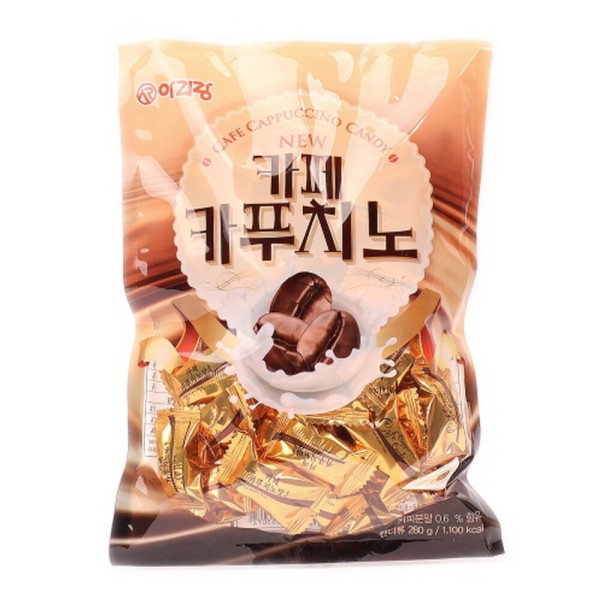 아리랑식품 아리랑 NEW 카페 카푸치노맛 캔디 280g (10개)_이미지