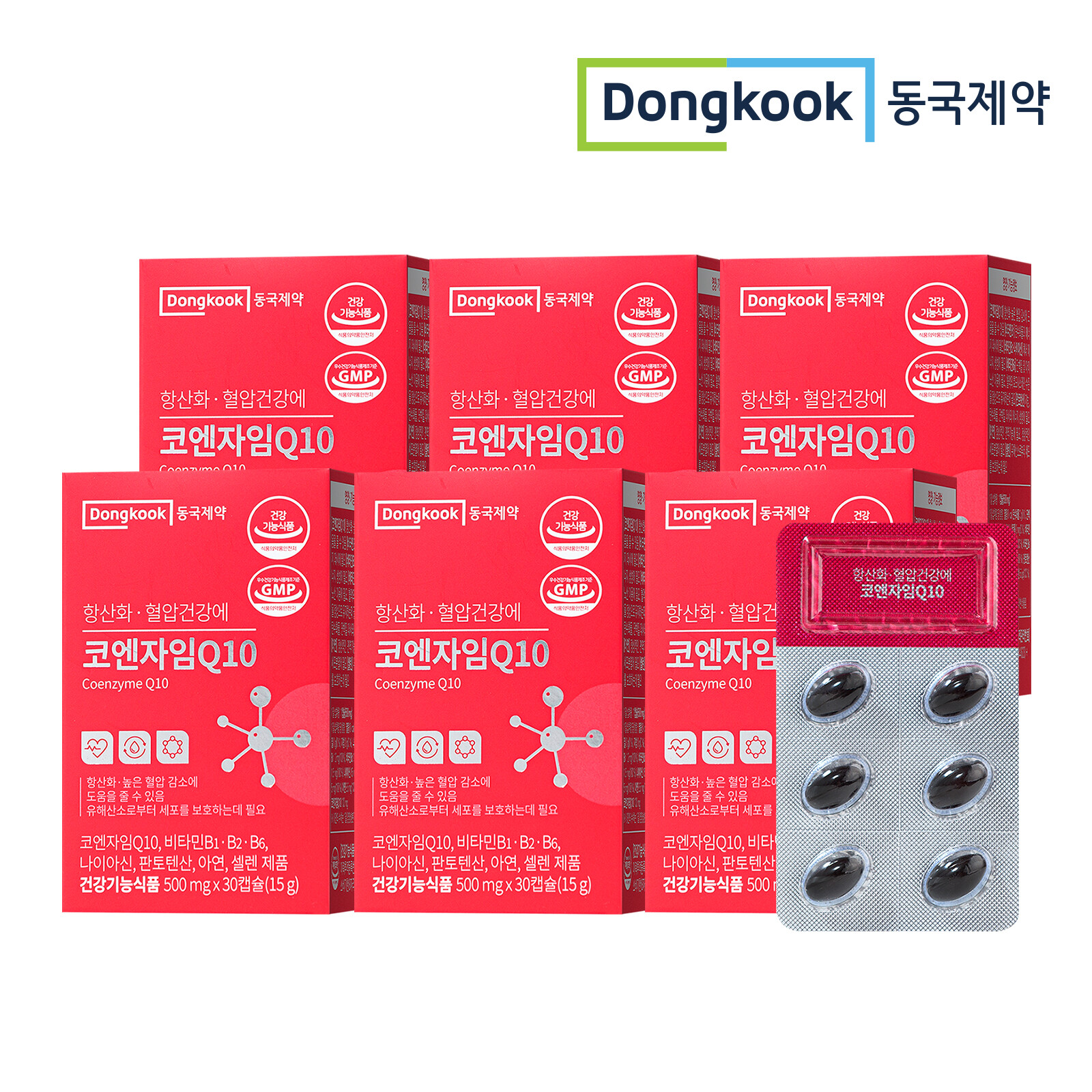 동국제약 항산화 혈압건강에 코엔자임Q10 30정 (6개)_이미지