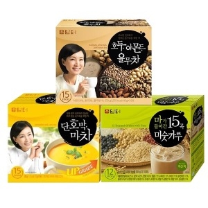 단호박 마차 15T+호두아몬드 율무차 15T+미숫가루 12T